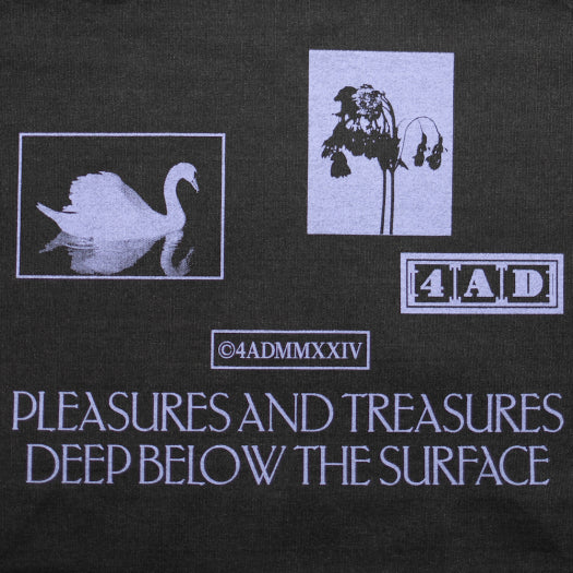 Pleasures & Treasures Tote Bag (Black Denim) - Image 2